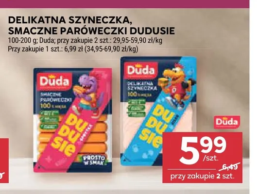 Delikatna szyneczka Dudusie Duda promocja w Stokrotka