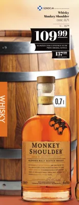Whisky Monkey Shoulder promocja w POLOmarket