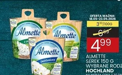 Serek Almette Hochland promocja w Wafelek