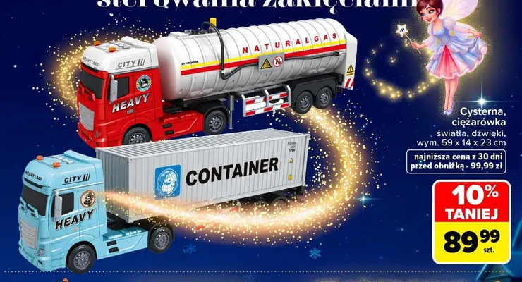 Ciężarówka promocja w Carrefour