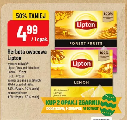 Herbata owocowa promocja w POLOmarket