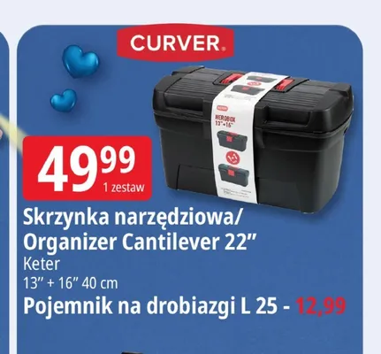 Organizer Keter 13" + 16" 40 cm promocja w Leclerc