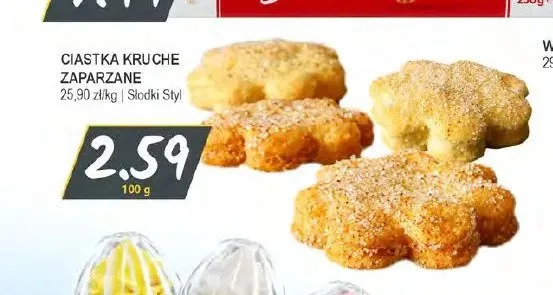 Ciastka kruche zaparzane Słodki Styl promocja w Słoneczko