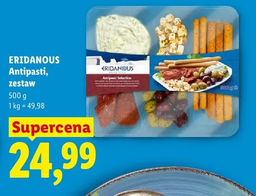 Antipasti zestaw Eridanous promocja w Lidl