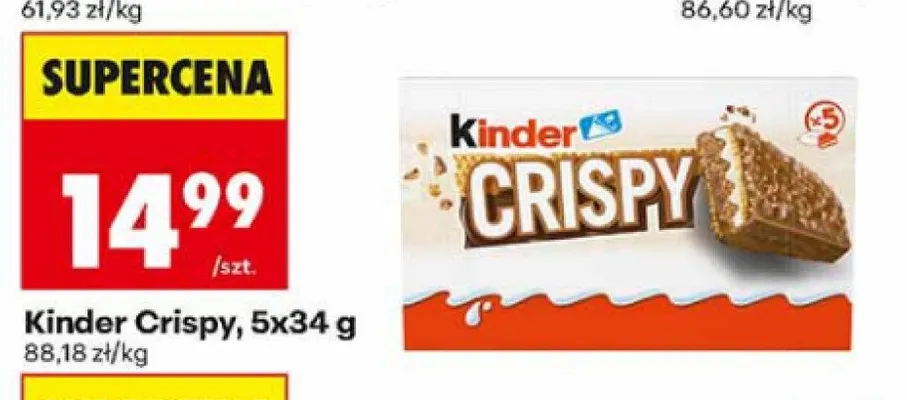 Kinder Crispy promocja w Biedronka