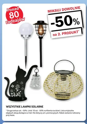 Lampki solarne promocja w Selgros
