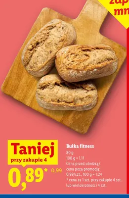 Bułka fitness promocja w Lidl