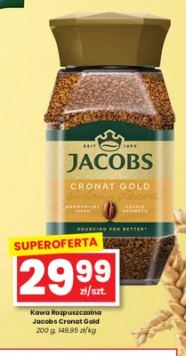 Kawa rozpuszczalna Jacobs Cronat Gold promocja w emma MARKET