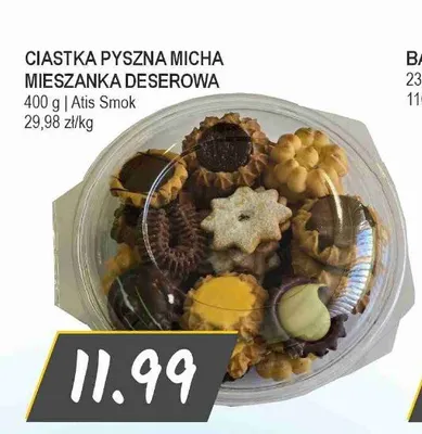 Ciastka Pyszna Micha Mieszanka Deserowa promocja w Słoneczko