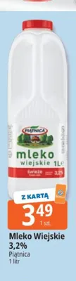 Mleko Wiejskie 3,2% Piątnica promocja w Leclerc