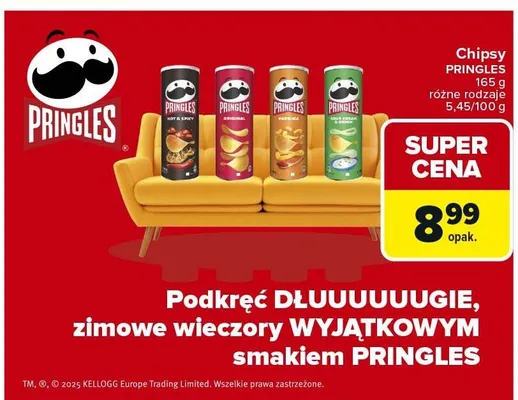 Chipsy Pringles promocja w Carrefour