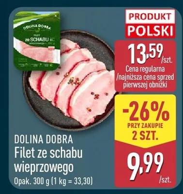 Filet ze schabu wieprzowego promocja w Aldi