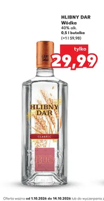Wódka Hlibny Dar promocja w Kaufland