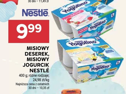Deserek misiowy promocja w Stokrotka