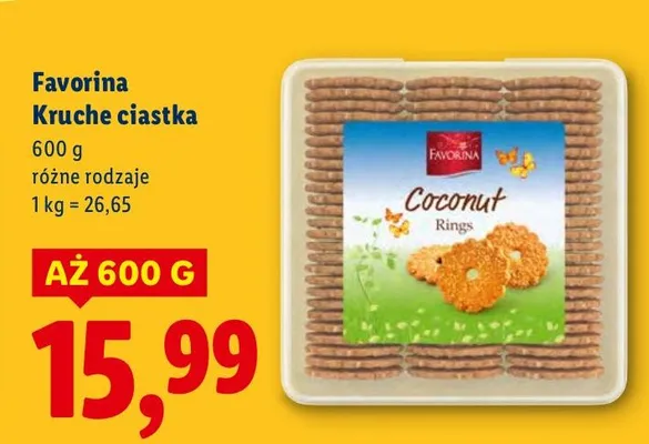 Kruche ciastka promocja w Lidl