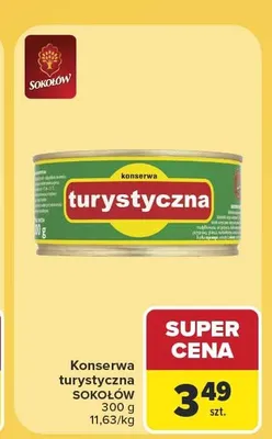 Konserwa turystyczna Sokołów promocja w Carrefour Market