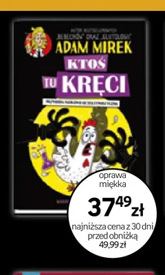 Książka Ktoś tu kręci Adam Mirek oprawa miękka promocja w Empik