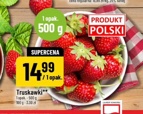Truskawki polskie promocja w POLOmarket