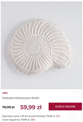 Poduszka dekoracyjna Shello home&you promocja w home&you
