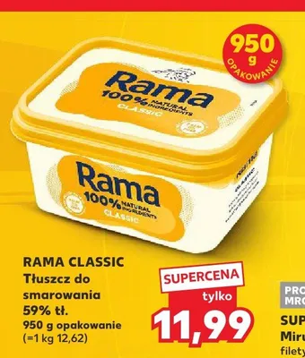 Rama Classic Tłuszcz do smarowania 59% tł. promocja w Kaufland