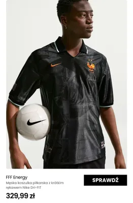 Męska koszulka piłkarska z krótkim rękawem Nike Dri-FIT FFF Energy promocja w Strefa Mundial