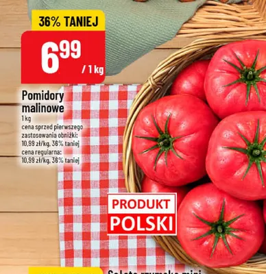 Pomidory malinowe promocja w POLOmarket