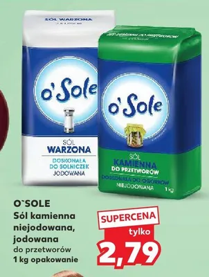Sól kamienna niejodowana promocja w Kaufland