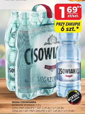 Woda gazowana promocja w Top Market
