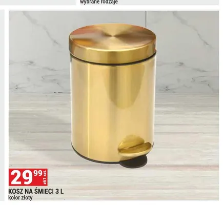Kosz na śmieci 3 l promocja w Merkury Market