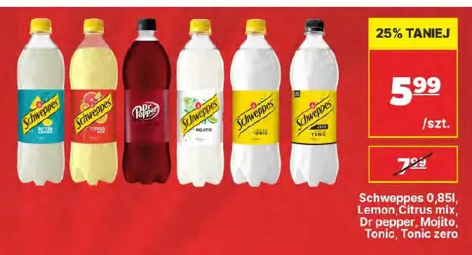Napój gazowany Schweppes Mojito promocja w API Market