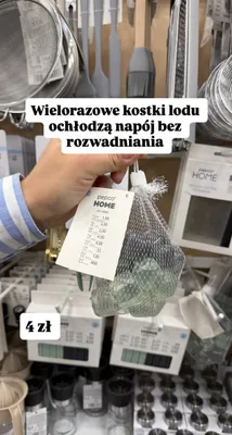 Wielorazowe kostki lodu Pepco Home promocja w Pepco