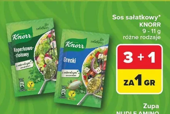 Sos sałatkowy Knorr Grecki promocja w Carrefour Market