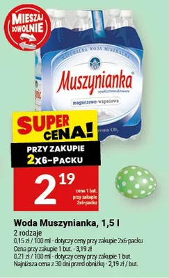 Woda Muszynianka promocja w Twój Market