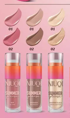 Rozświetlacz Niuqi Summer Please promocja w Biedronka