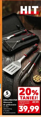 Akcesoria do grillowania GRILLMEISTER 5 elementów promocja w Kaufland