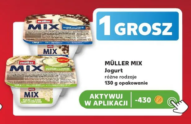 Jogurt Müller Mix pistacjowy promocja w Kaufland