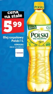 Olej rzepakowy Polski Komagra promocja w TOPAZ