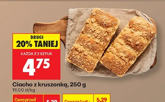 Ciacho z kruszonką promocja w Biedronka