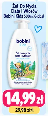 Żel do mycia ciała i włosów Bobini Kids promocja w emma MARKET