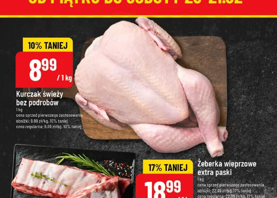 Kurczak świeży bez podrobów promocja w POLOmarket