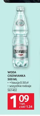 Woda mineralna Cisowianka promocja w Selgros