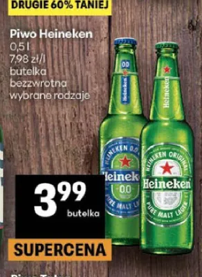 Piwo Heineken Original promocja w Delikatesy Centrum