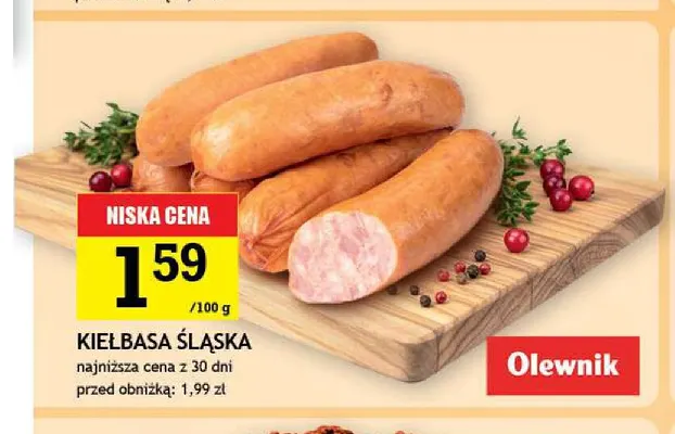 Kiełbasa śląska Olewnik promocja w Gram Market