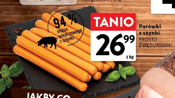 Parówki z szynki Prosto z Wędliniarni promocja w Intermarche