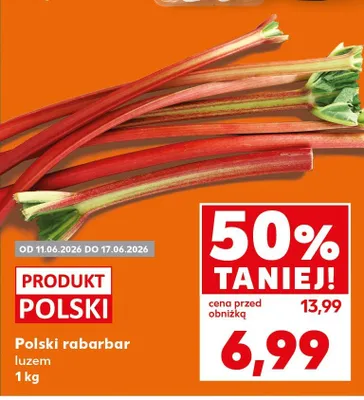 Rabarbar polski promocja w Kaufland