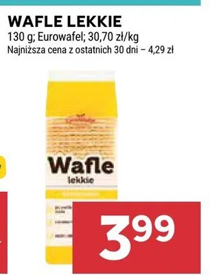 Wafle lekkie Eurowafel promocja w Stokrotka