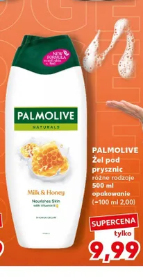 Żel pod prysznic Palmolive Naturals Milk & Honey promocja w Kaufland