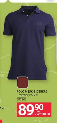 Polo męskie Iceberg promocja w Selgros