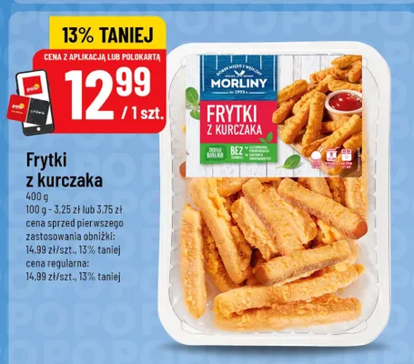 Frytki z kurczaka Morliny promocja w POLOmarket