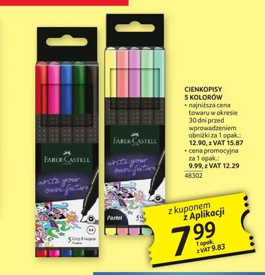 Cienkopisy Faber-Castell 5-pak promocja w Selgros